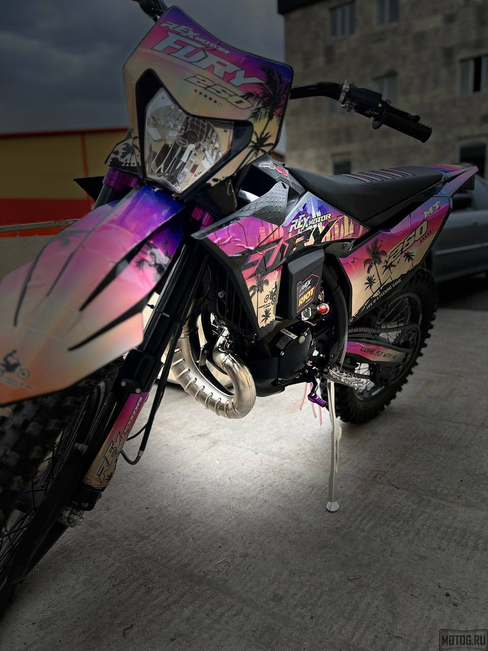 Купить эндуро мотоцикл REX FURY 2T — кроссовый мотоцикл 2Т с доставкой